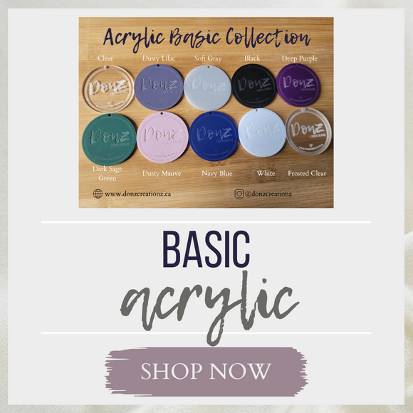 Acrylic Blanks - Basics