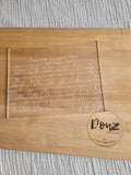 Personalized Cursive Alphabet Acrylic Tracing Board