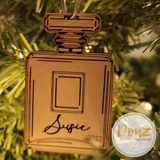 Perfume Bottle Personalized Ornament