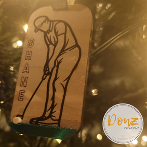 Golf Personalized Ornament