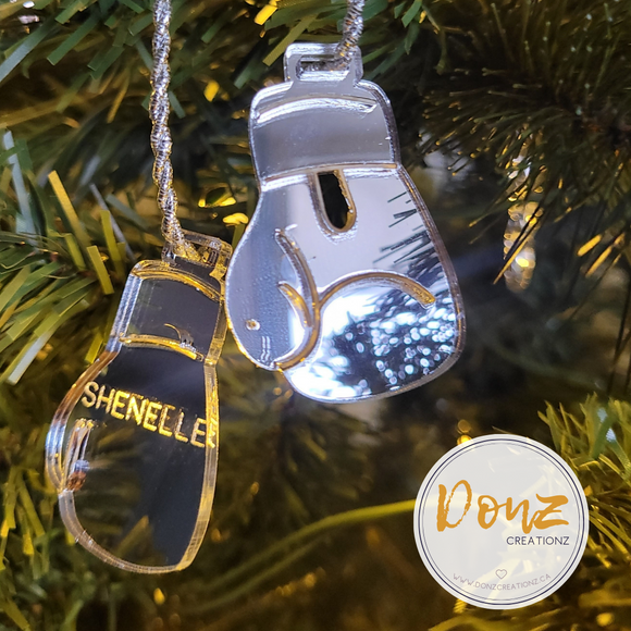 Boxing Gloves Hanging Ornament