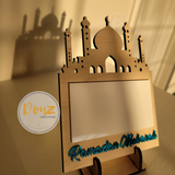 Masjid/Mosque Dry Erase Ramadan Décor With Stand