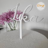 Personalized Name Cake Topper