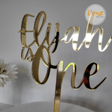 Personalized Birthday Cake Topper with Age