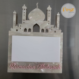 Masjid/Mosque Dry Erase Ramadan Décor Acrylic