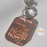 Personalized Keychain Camping Life Acrylic Keychain