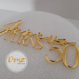 Personalized Age Cake Charm