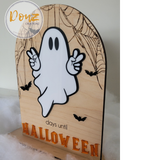 Halloween Ghost  Dry Erase Countdown With Stand