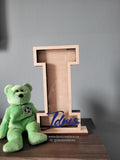 Personalized Wooden Letter Coin Bank