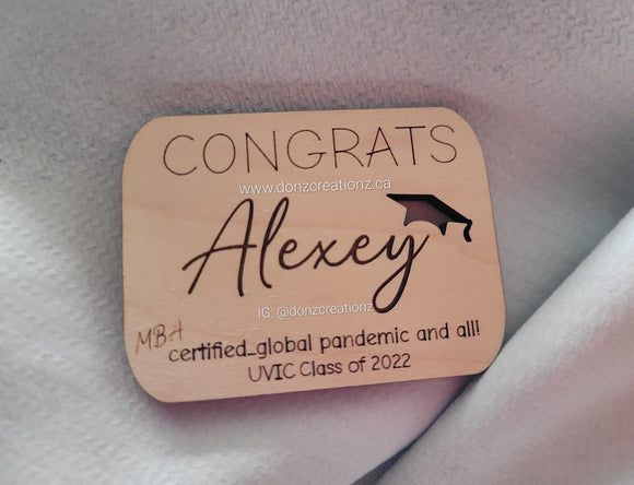 Personalized Graduation Magnets