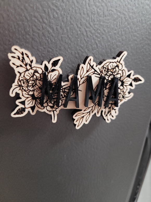 Personalized Floral Magnets