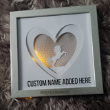 Personalized Unicorn Lightbox/Nightlight