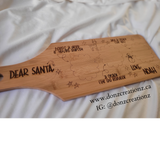 Personalized Engraved Santa Charcuterie Tray/Board