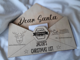 Personalized Santa Post Box Envelope Ornament